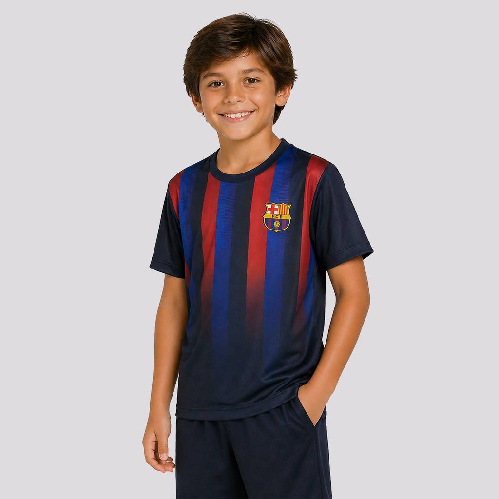 Camisa Barcelona Stamina Infantil Azul Marinho 11 Raphinha · foto 2