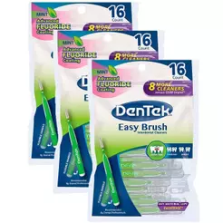 Kit Escova Interdental DenTek Easy Brush Fino com 48 unidades