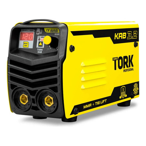 Maquina De Solda Inversora Tork Kab 3.2 Mma Eletrodo 220v Amarelo 220v