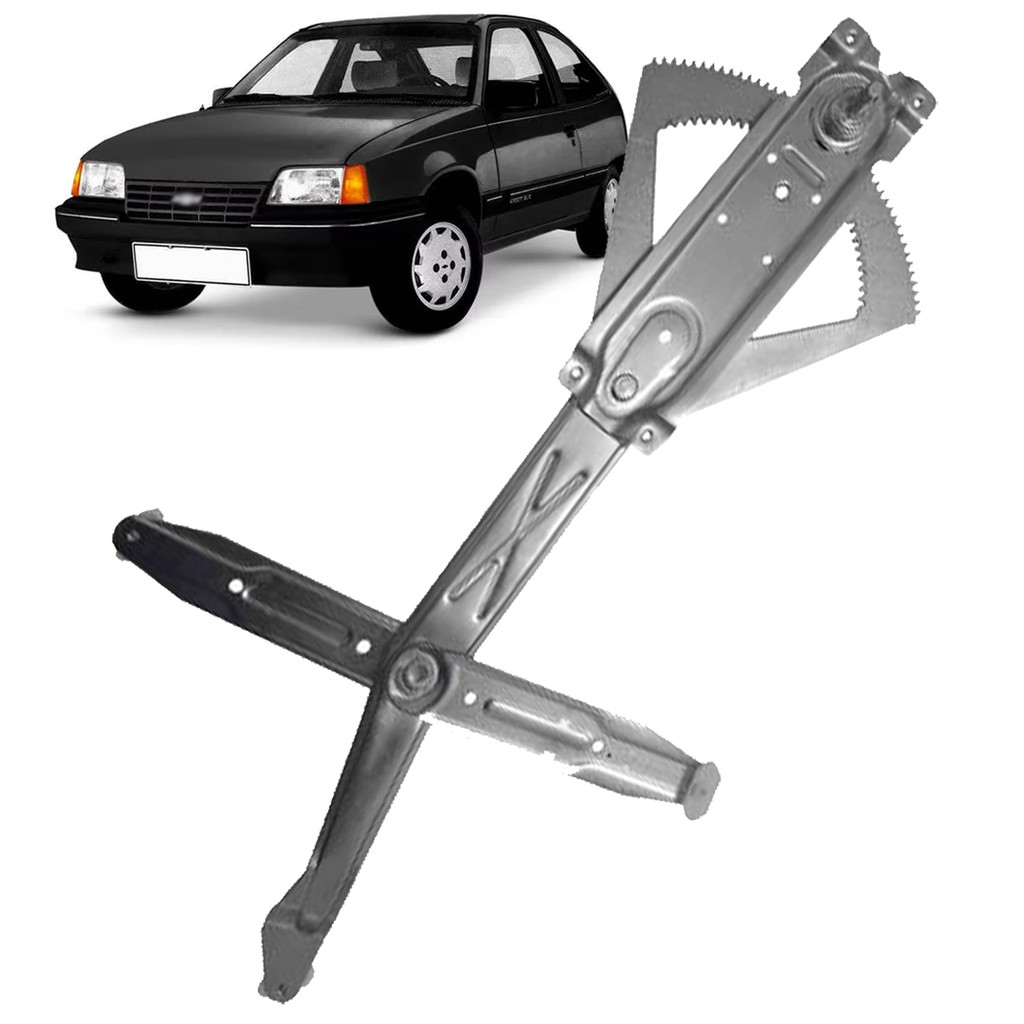 Máquina Vidro Manual Porta Esquerda Kadett Ipanema 2 Portas 1989 1990 1991 1992 1993 1994 1995 1996 1997 1998