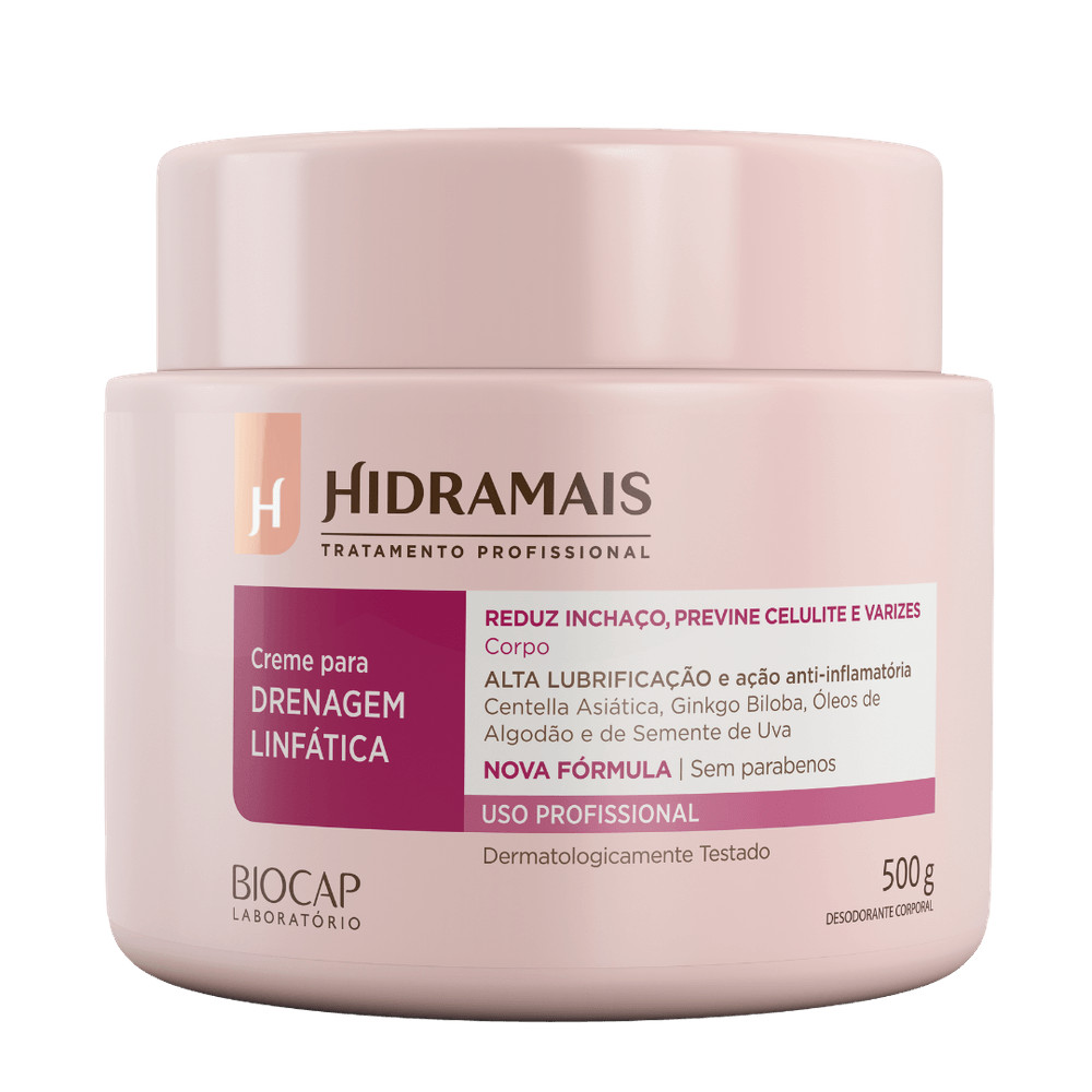 Imagem Creme Para Drenagem Linfática 500g
