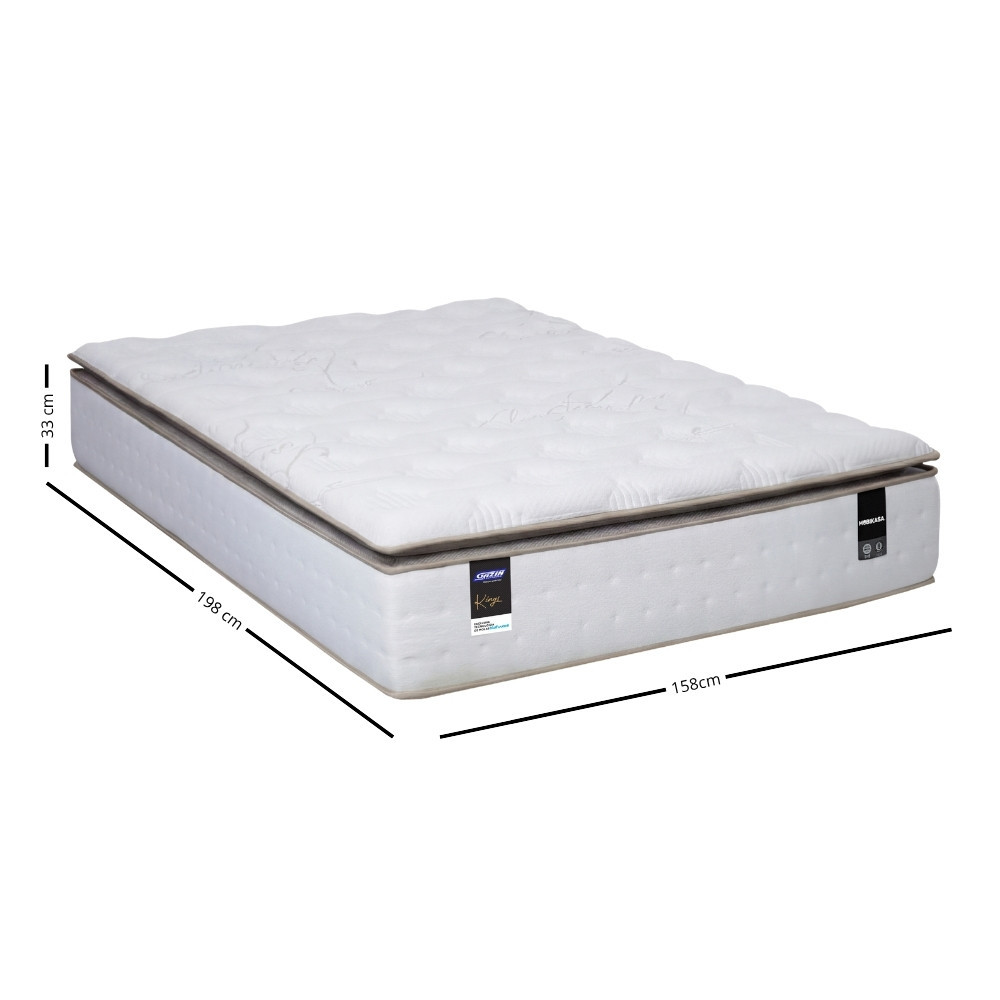 Colchão Queen 158cm Molas Ensacadas Kings Mobikasa — imagem 2 de 2