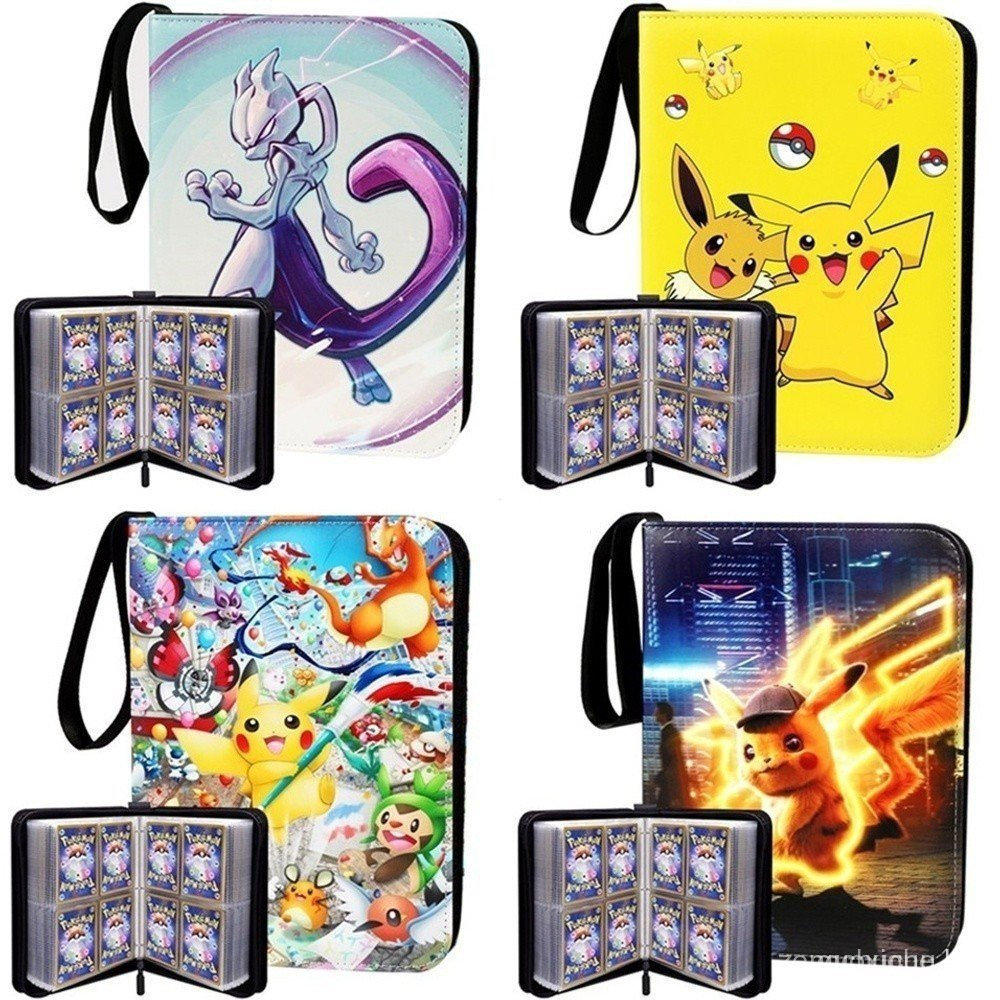 400 cartas de coleção de jogos de Anime < Pokémon> Fantasia Dragão Pokémon Fire Dragon Pasta infantil Livro de cartas Br