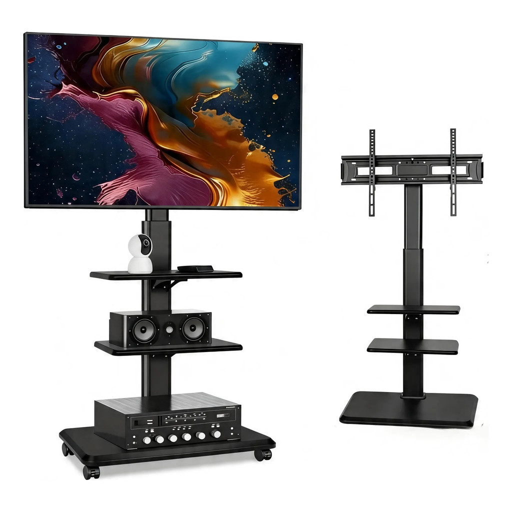 Suporte Tv/monitor 32-75  Com Rodas, Articulado De Chão