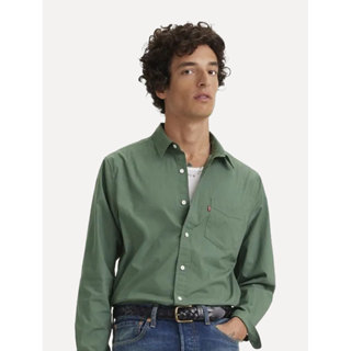 Camisa Levis Masculina Sunset One Pocket Verde Escuro em Oferta na Shopee