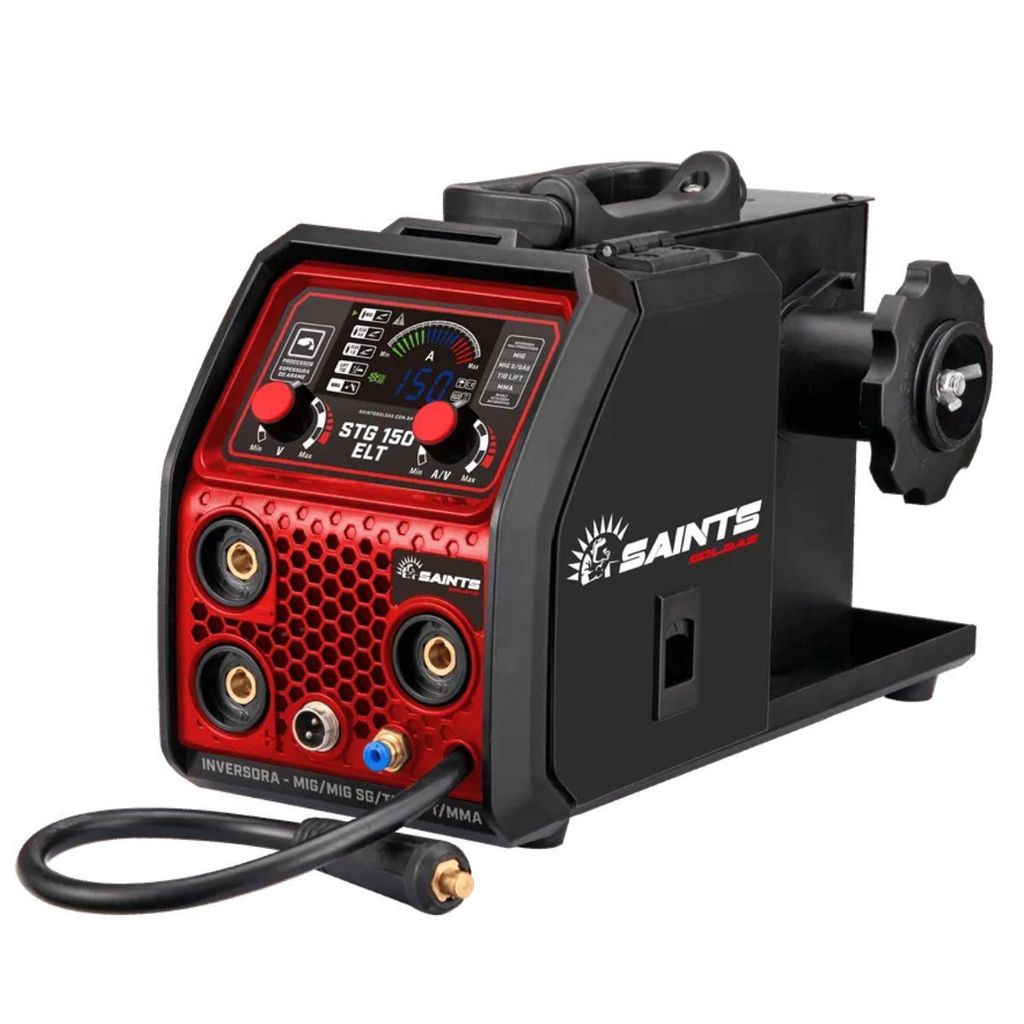 Inversora Solda MIG/TIG/MMA STG 150 ELT Bivolt Saints