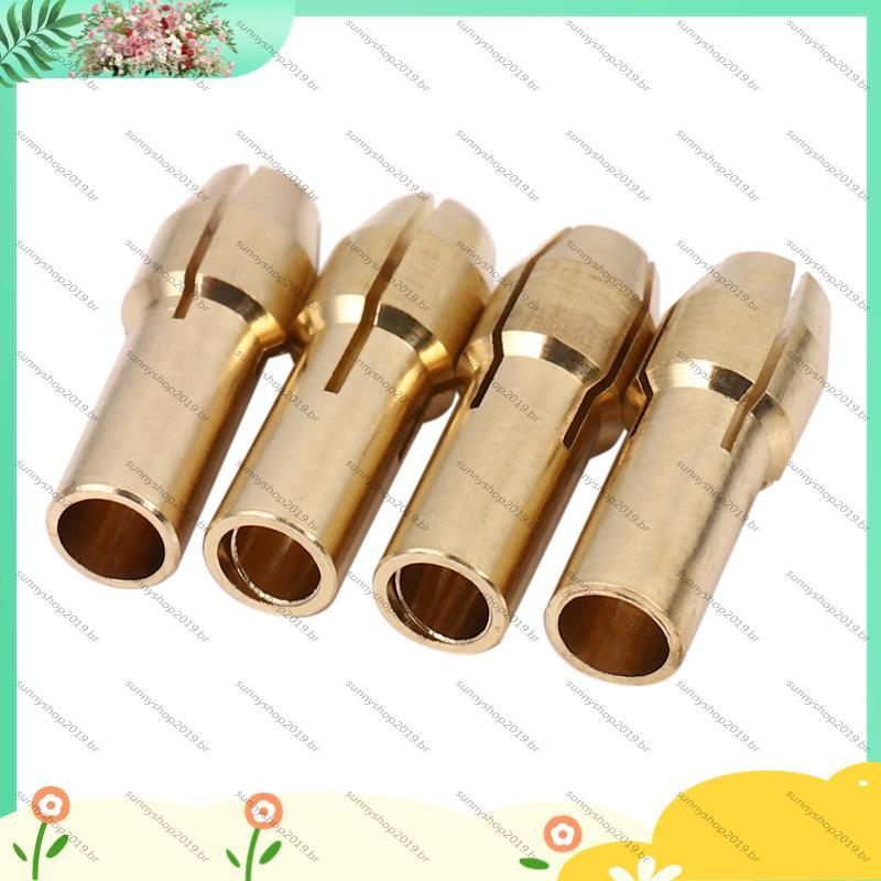 [Bestseller S] Conjunto De Kit De Porca De Pinça Multiferramenta Rotativa De 4 Unidades Para 0.8/1.6/2.35/3.2 Mm