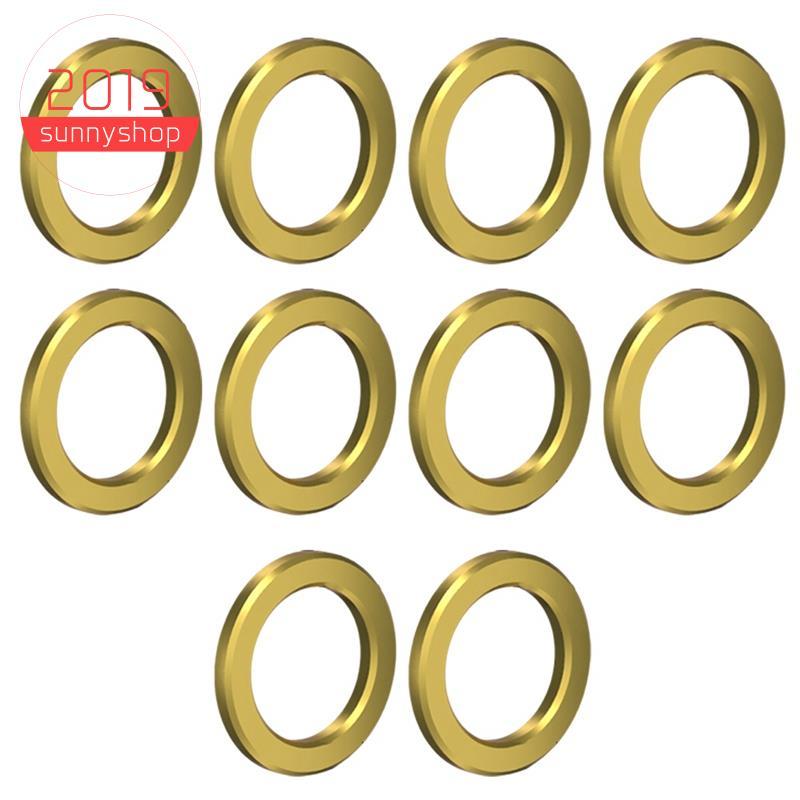 [Bestseller S] 10 Peças Conjunto De Arruela Plana De Titânio Para Bicicleta Universal Parafusos Junta 6mm De Estrada De 