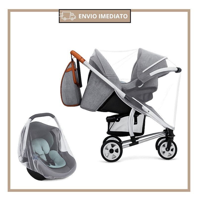 Mosquiteiro Para Carrinho Universal Bebê Conforto Berço Desmontável Cadeirinha De Carro Protetor Portátil