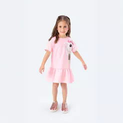 Vestido Curto Alfaiataria Infantil Menina Lilica Ripilica