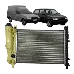 RADIADOR ALUMÍNIO PARA FIAT UNO PRÊMIO FIORINO ORIGINAL VALEO