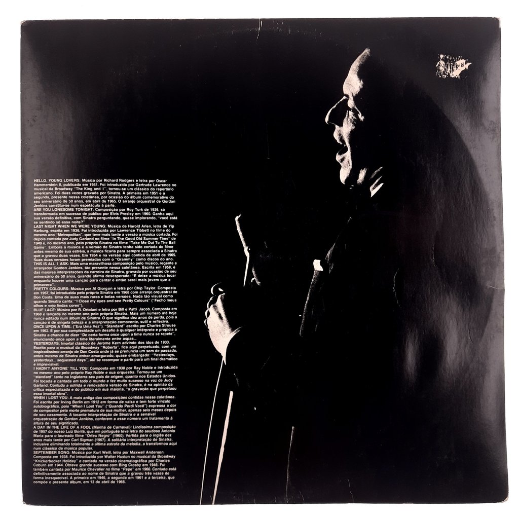 LP Lonely At The Top. 2/3 Apenas 2 (...) Frank Sinatra 1979