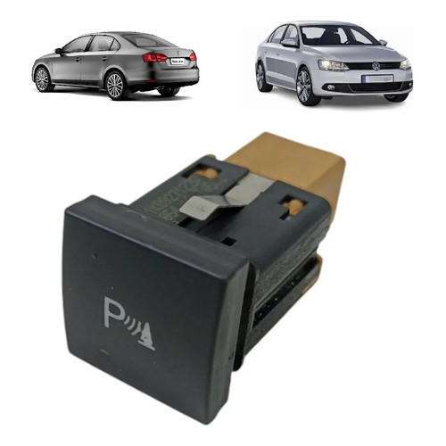 Botão Sensor De Estacionamento Vw Jetta 2012 Preto