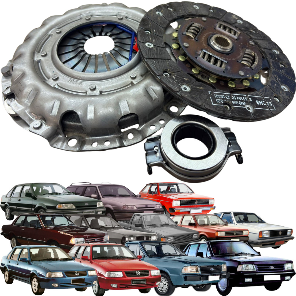Kit Embreagem SACHS Belina Del Rey Pampa Royale Versailles RF Gol Kombi Parati Passat Quantum Santana Saveiro G4 6561