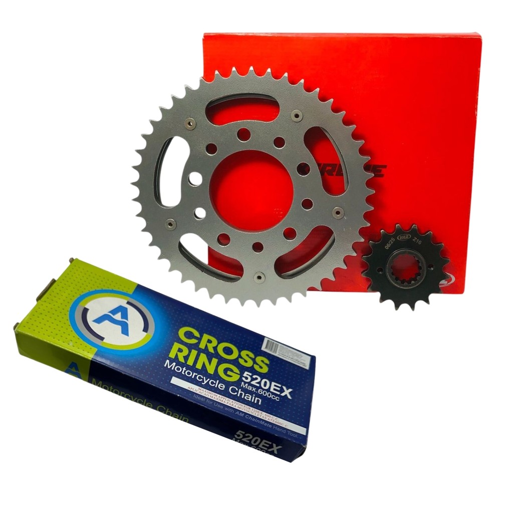 Kit Relação Honda Cbx 750 F Vaz + Kmc Am C/ Retentor