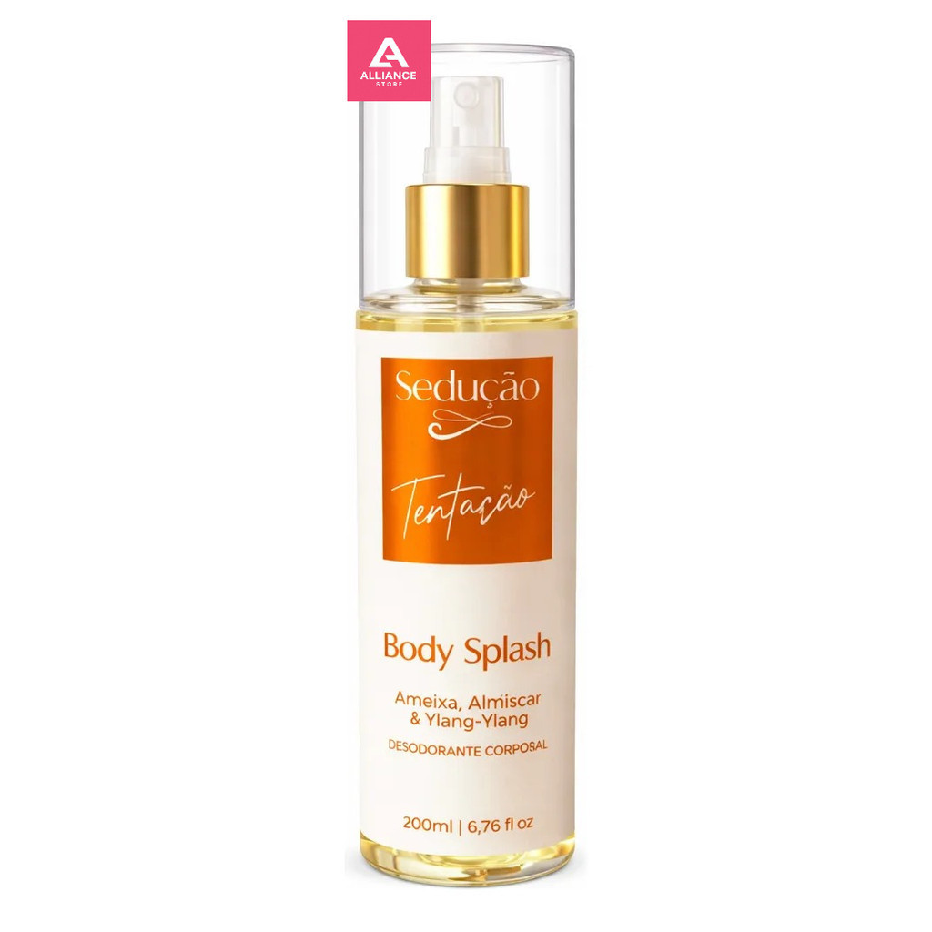 Body Splash Sedução Tentação 200ml Ameixa Ylang Perfume