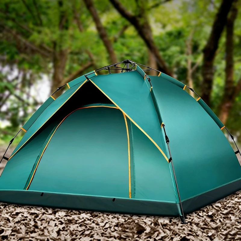 Barraca de Camping Automática 3-4 Pessoas Prova d'Água 200×200×135cm — foto 5