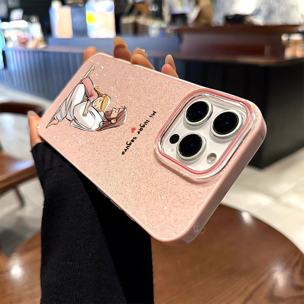 Jesus Fé Capa Capinha Para iPhone 17 Air 16 15 14 Plus 13 12 11 Pro Max XR Glitter Normal Resistente a Arranhões