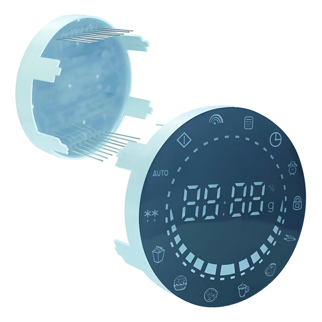 Display Microondas  Pme31 Redondo Led Azul Ylc070amb Tudo Eletro