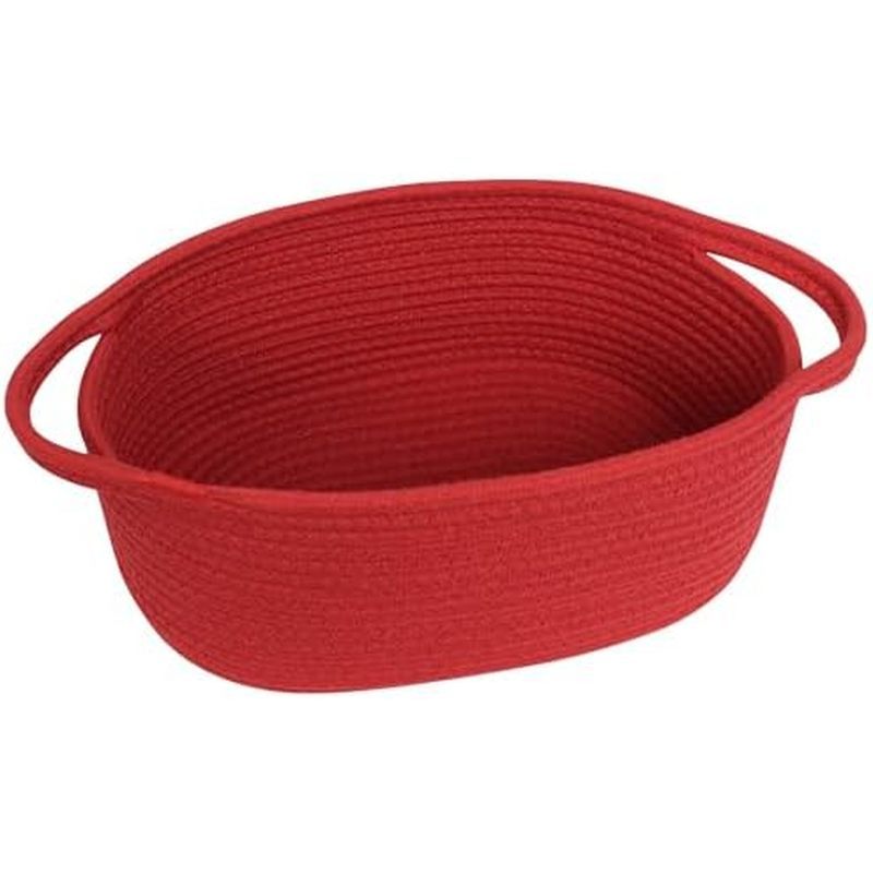 n Cesta , Cestas De 13 " x 9 " x 5 " Para Presentes , Vazias , Linda Corda De Algodão , Caixa De Brinquedos Cães E Gatos