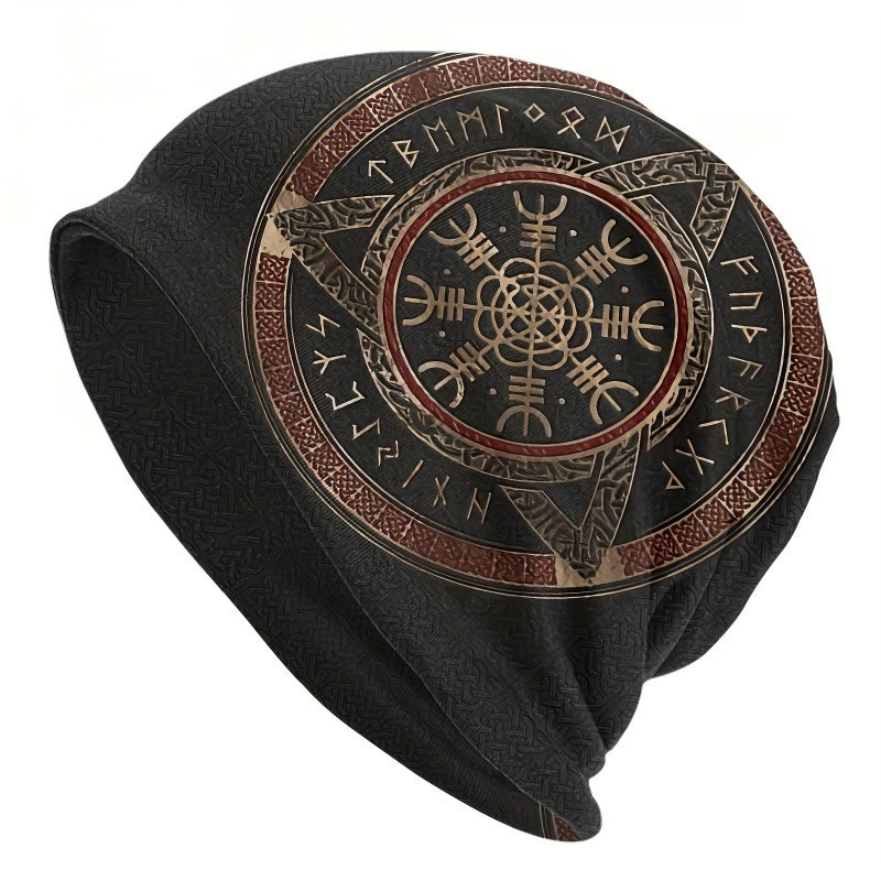 Novo Gorro Pullover para Homens e Mulheres, Primavera e Verão, Gorro de Malha Viking com Dupla Elasticidade, Estilo Hips
