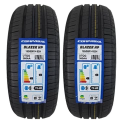 KIT 2 Pneus 185/60R14 82H Compasal Blazer HP Celta Prisma Corsa Siena Uno Argo Palio Gol Clio Fox