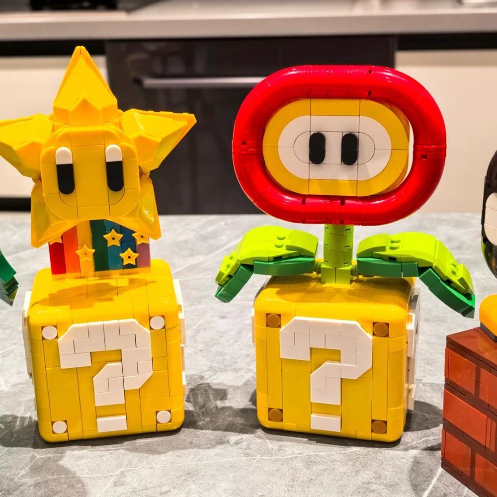 Mario Piranha blocos de construção chama flor compatível lego ornamentos compatível lego menino …