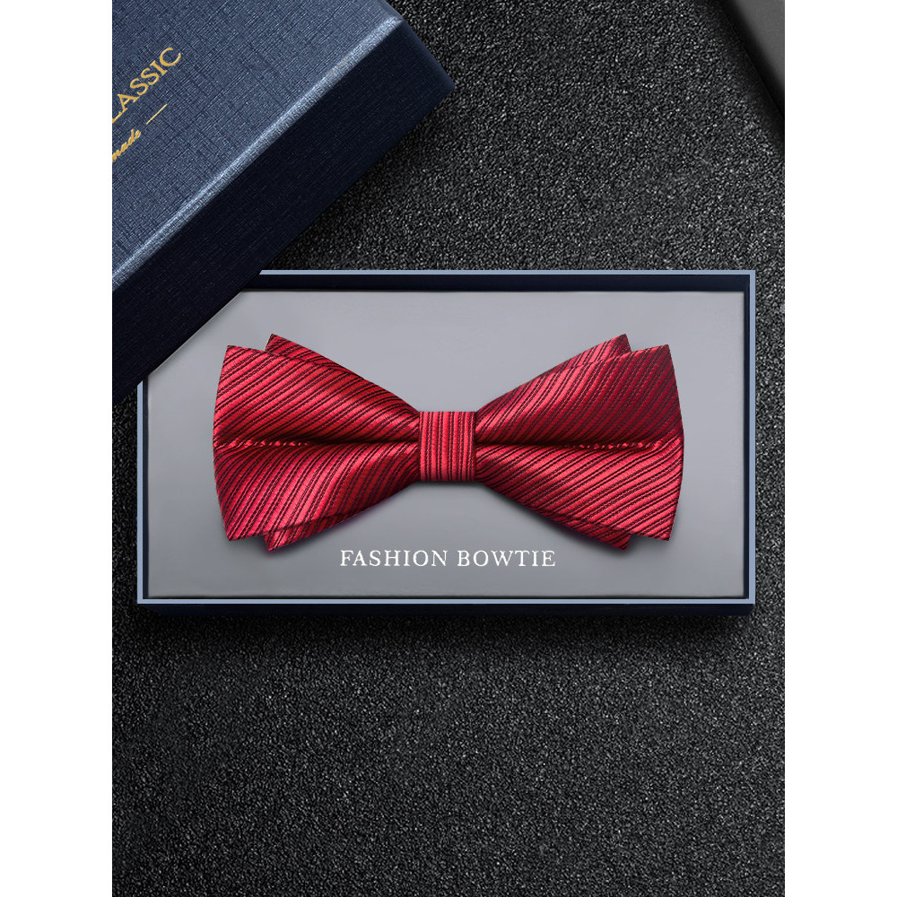 Gravata borboleta casamento masculino noivo terno arco padrinhos terno Formal anfitrião de negócios High-End na moda vin