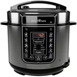 Panela de Pressão Elétrica Britânia BPP05P 5L 900W Revestimento Redstone