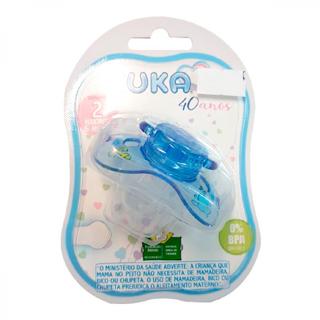 Chupeta Kuka Azul Decorada Com Argola Bico Silicone N.2 em Oferta na Shopee