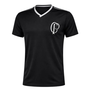 Camiseta Masculina Corinthians CP Gola Retilínea Licenciado em Oferta na Shopee