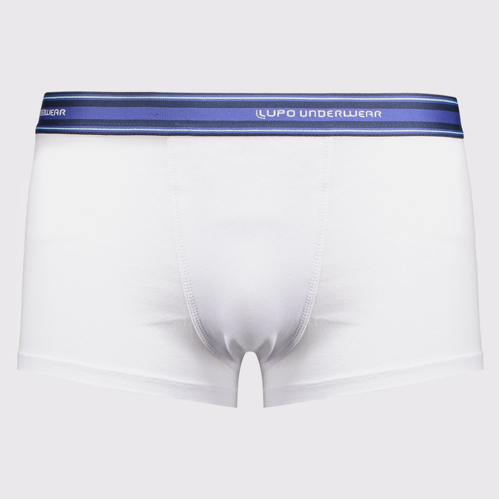 Cueca Sunga Lupo Basic Algodão com Elastano Branca