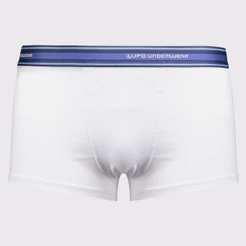 Cueca Sunga Lupo Basic Algodão com Elastano Branca