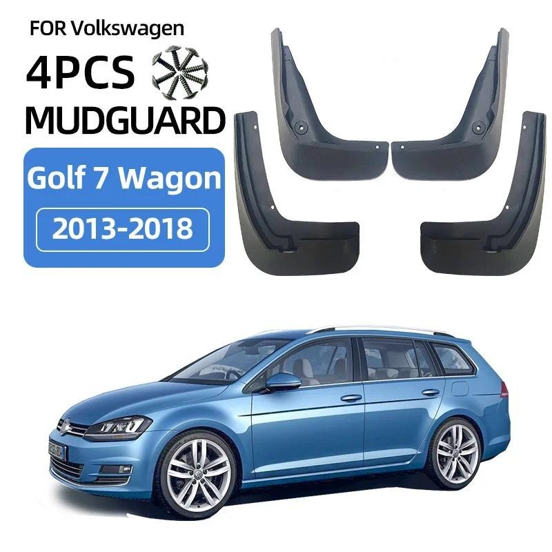 Para 2013-2018 Volkswagen Golf 7 Wagon Paralama Mudflaps Dianteiro Traseiro Flares Respingo Guardas Capa Carro Accessoie
