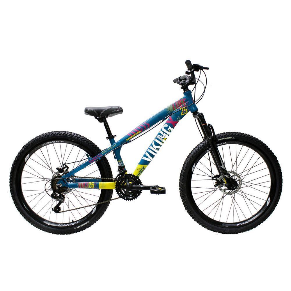 Bicicleta Aro 26 Bike Vikingx Freeride 21v Freio a Disco