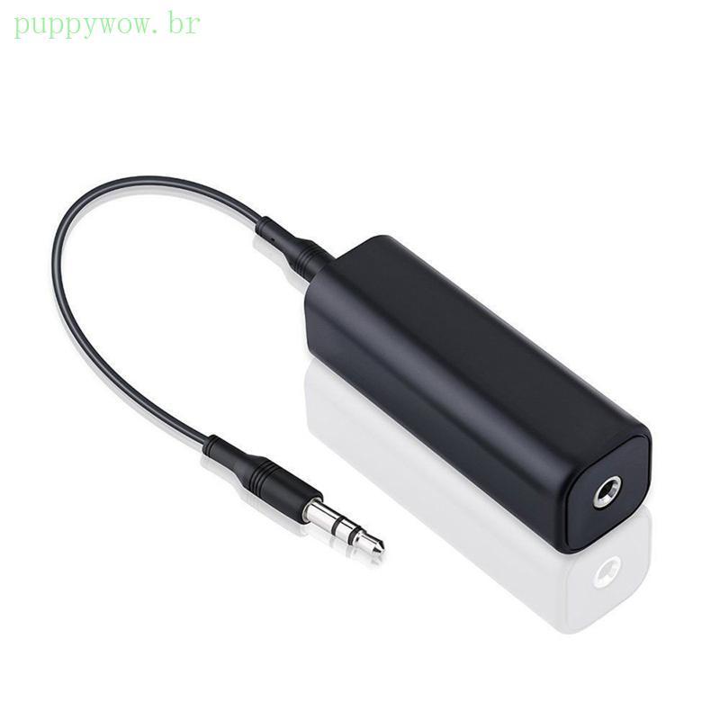Isolador Filtro Ruído Loop Aterramento PUP 3 5 Mm Para Carro Estéreo Doméstico