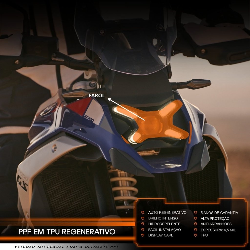 Película PPF Farol BMW R 1300 GS Trophy 24 25