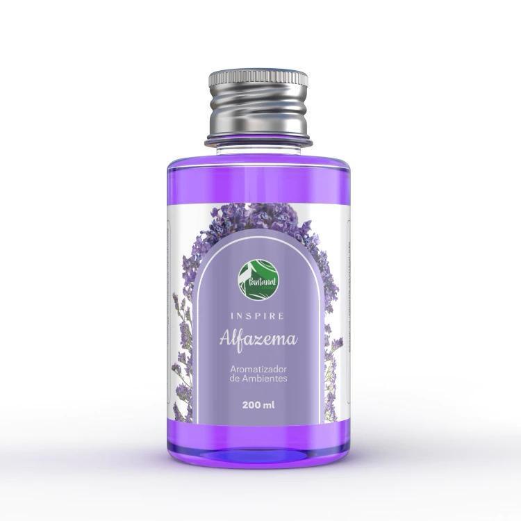Aromatizador de Ambiente Alfazema 200ml Pantanal Aromas - Difusor Fragrância Relaxante Casa Quarto