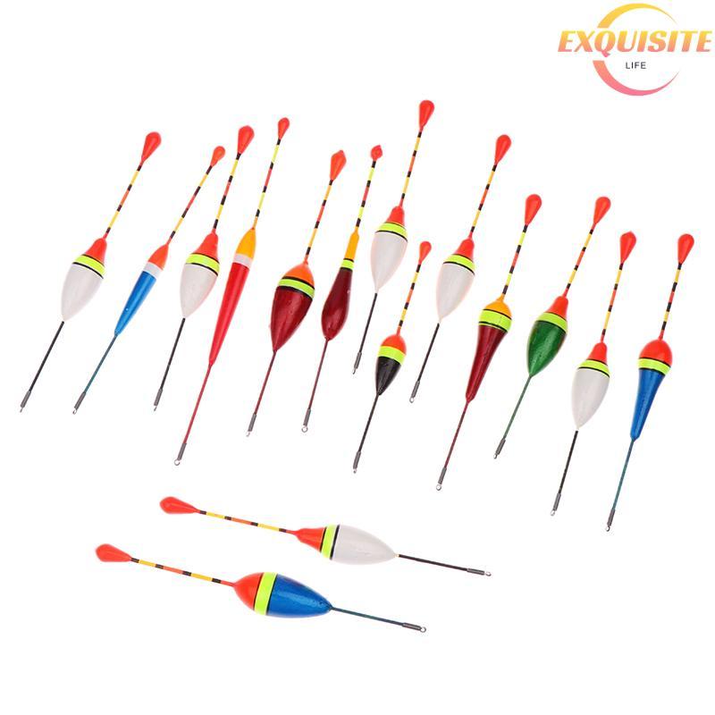 [EL-t] 1/5/10 Unidades Promoção Conjunto De Flutuadores De Pesca Tamanho Misto Bóia Flutuante De Espuma Colorida Bobber 
