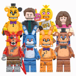 Cinco Noites Chica Bonnie Freddy Foxy Balões Menino Lolbit FNAF Coletar Blocos De Construção Brinquedos Para Crianças