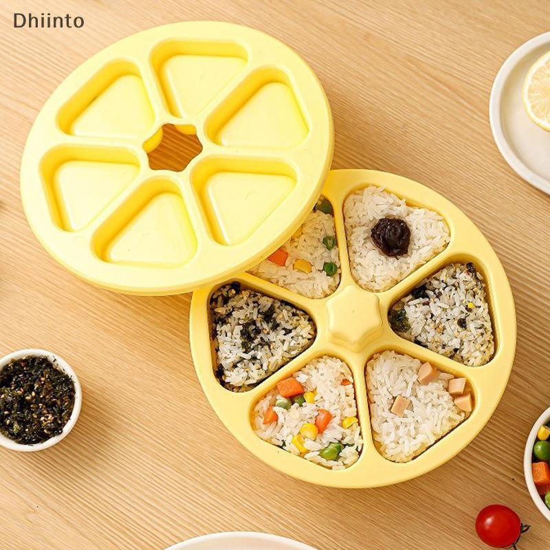 [Dhiint] Molde Triangular De Cavidade 6 Em 1 Para Sushi , Prensa De Bolas De Arroz , Fabricante De Não sti , Ferramentas