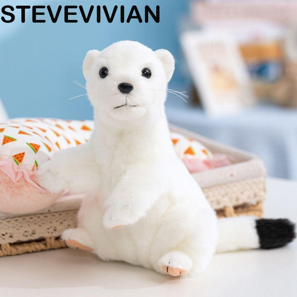 Brinquedo De Pelúcia STEVEVIVIAN Weasel , Boneca Realista Rat , Animais De Desenho Animado Furão