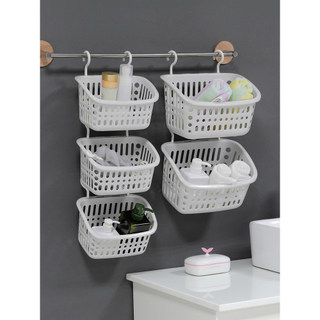 Cesta de armazenamento de banheiro empilhável, cesta de armazenamento de banheiro, cesta de armazenamento de parede, ces
