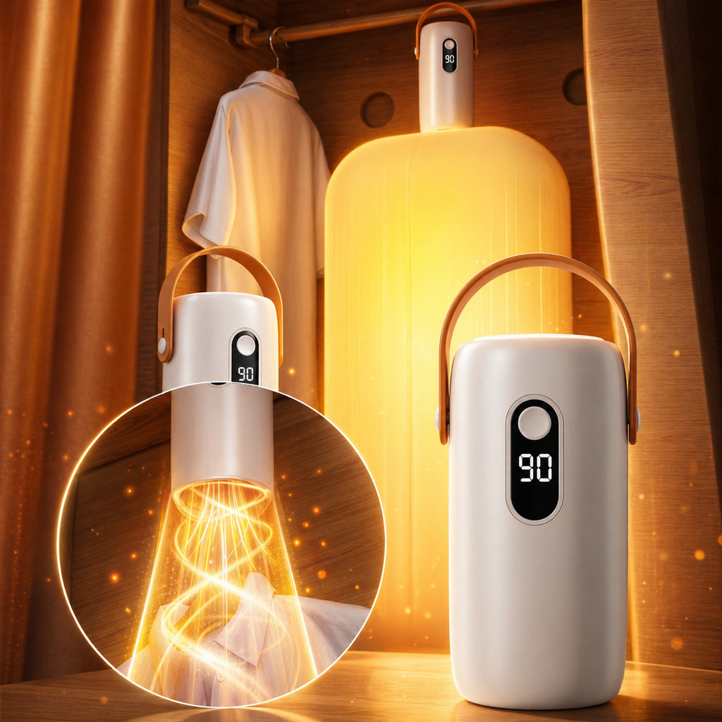 Mini Secadora De Roupas Portátil Elétrica Dobrável E Leve Ideal Para Viagens Apartamentos E Camping 110V