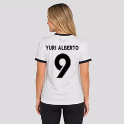 Camisa Corinthians Lumina Feminina Branca 9 Yuri Alberto