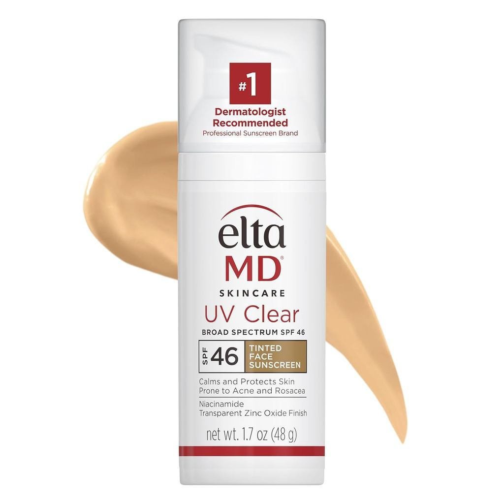Protetor Solar Facial EltaMD UV Clear, FPS 46, Sem Óleo com Óxido de Zinco, Recomendado por Dermatologistas