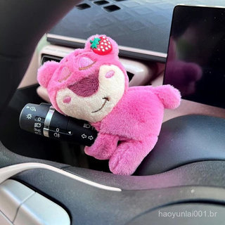 Morango Urso Carro Pára-Brisa Limpador Decoração Ornamento Pingente Engrenagem De Direção Interior Do Dos Desenhos Anima