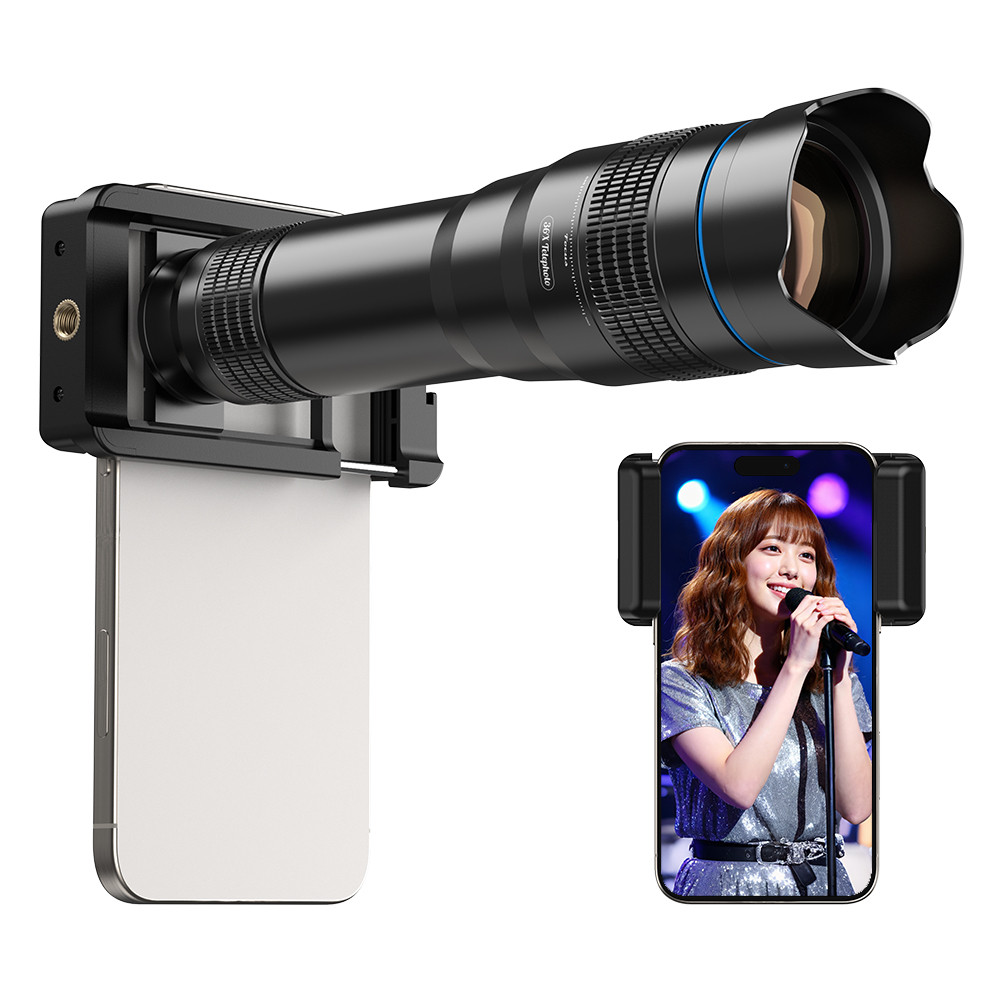 APEXEL Nova Lente Telescópio 36x Atualizada Profissional Tele Zoom Lentes De Câmera Para iPhone Samsung smartphones Páss