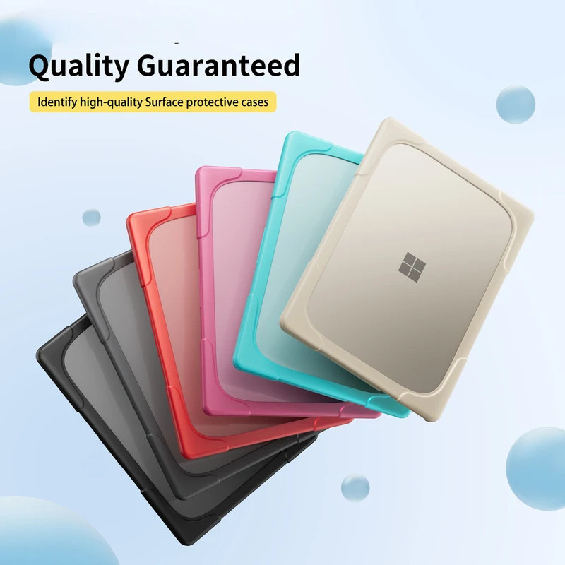 Capa Para Microsoft Surface Laptop 7 13.8 Metal Alcantara 13.5 Go 1 2 3 12.4 15 Polegadas Suporte Casos Manga Fosca Note
