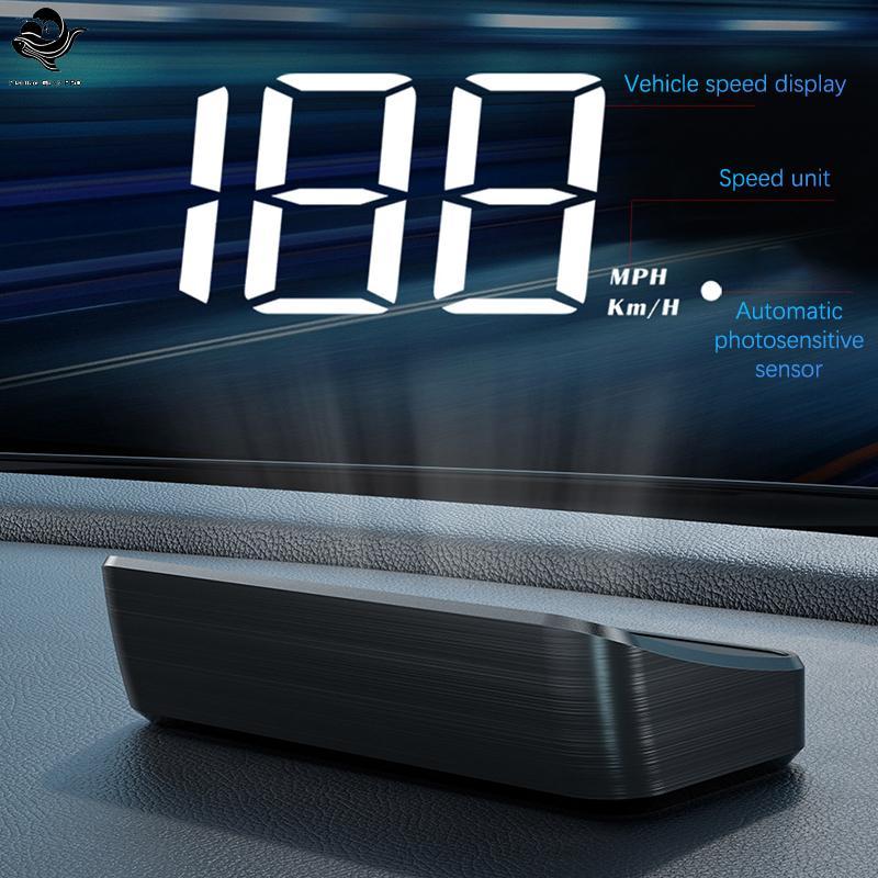 PFG Velocímetro Do Carro HUD GPS Head Up Display Medidor De Velocidade Digital Pára-Brisa Projetor Para Veículos Tru Aut